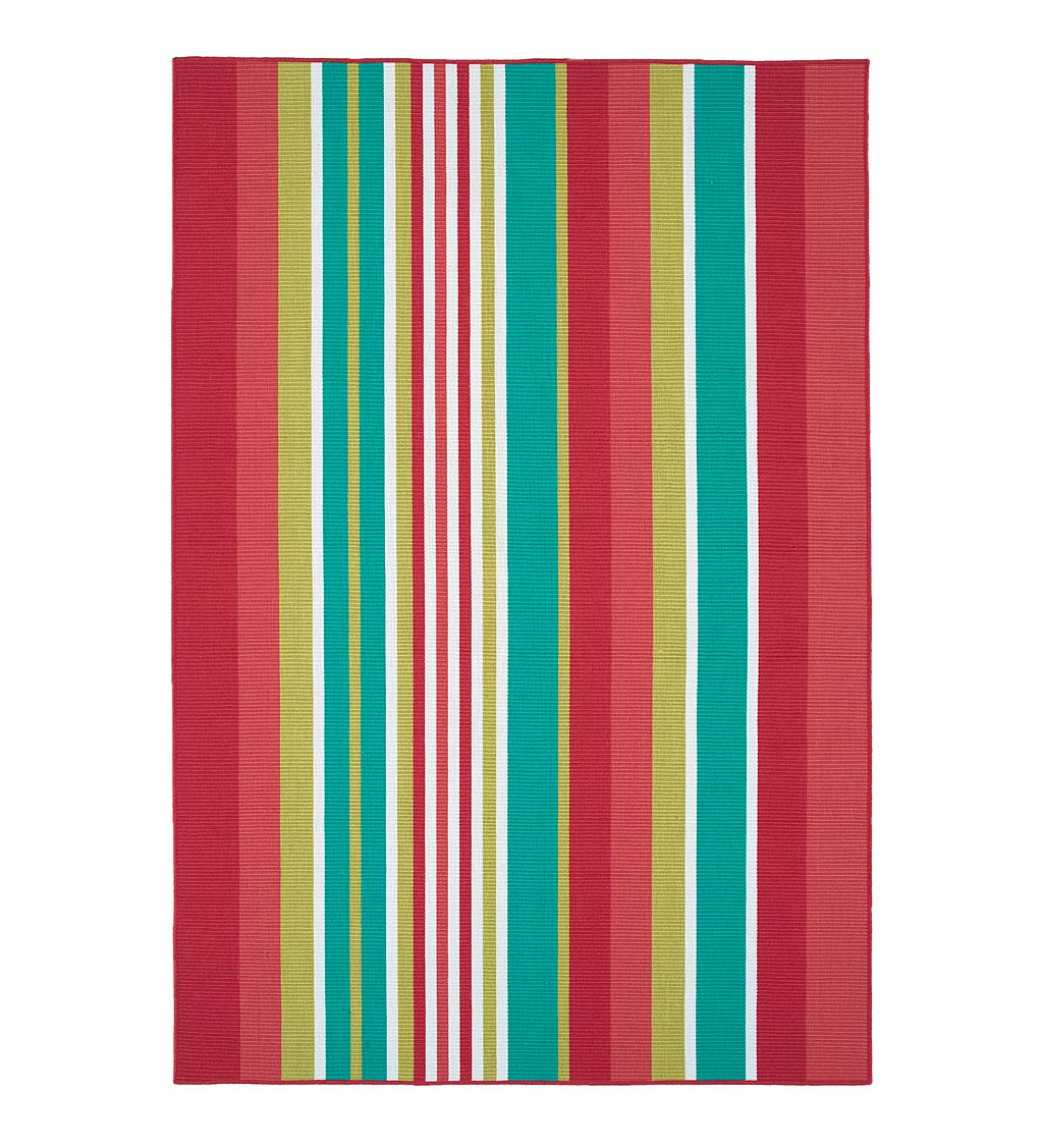 Dorset Stripe Polyester Rug, 4' x 6'