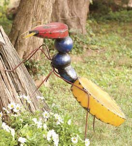 Handmade Recycled Metal Giant Ant Garden Art Sculpture