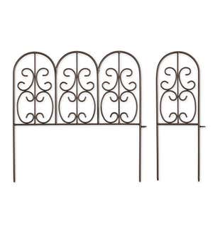 Montebello Wrought Iron Garden Edging