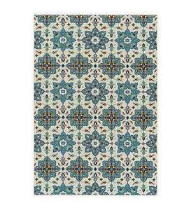 Indoor/Outdoor Brunswick Floral Polypropylene Rug, 7'2" x 10'5"