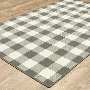 Buffalo Plaid Indoor and Outdoor Polypropylene Rug