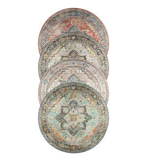 Indoor/Outdoor Graves Mill Medallion Round Rug