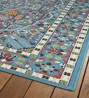 Indoor/Outdoor Brunswick Tapestry Polypropylene Rug, 7'2" x 10'5"