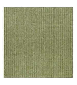 Indoor/Outdoor Textured Stripe Polypropylene Rug, 7'10" Square