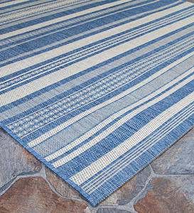 Veranda Striped Indoor/Outdoor Polypropylene Rug