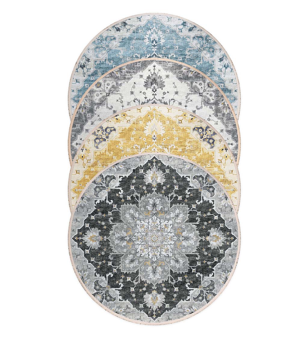 Marietta Diamond Round Rug