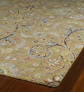 Meadow Fern Wool Rug, 2' x 3'