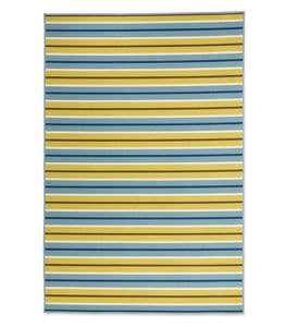 Surry Indoor/Outdoor Rug, Stripes, 2'5”x 4'5” - Blue Stripe
