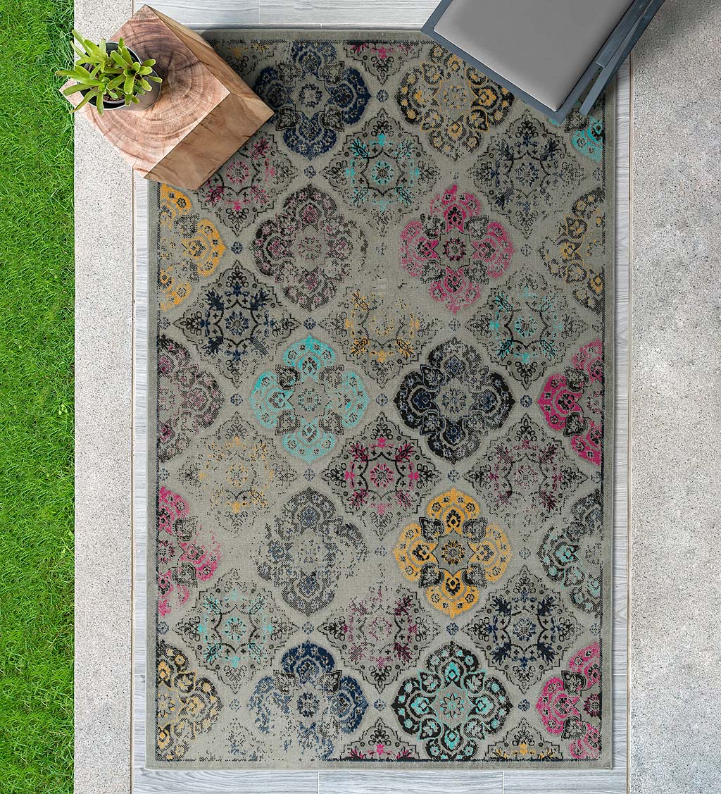 Indoor/Outdoor Oakland Panel Polypropylene Rug