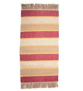 Jute Rug, Handwoven Striped Design, 2' x 4' - GR