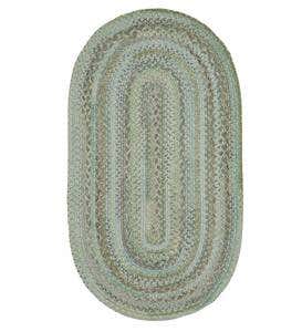 Oval Riverview Wool Blend Braided Rug