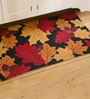 Falling Leaves Indoor/Outdoor Accent Rug