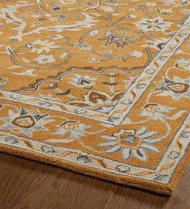 Lauren Border Wool Rug, 8' x 10'