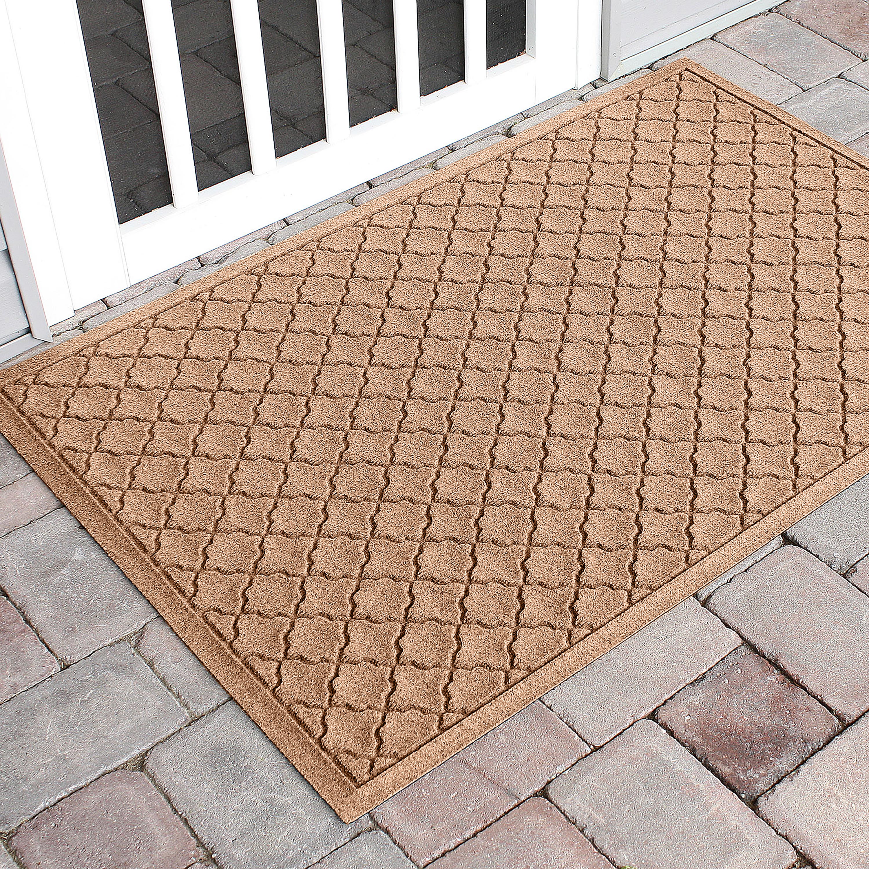 Waterhog Indoor/Outdoor Geometric Doormat, 20 x 30 - Camel
