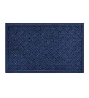 Waterhog Cable Weave Doormat, 3' x 5' - Navy