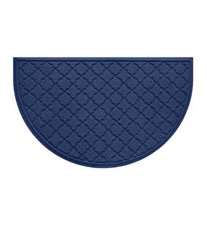 Waterhog Indoor/Outdoor Geometric Half-Round Doormat, 24" x 39"