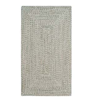 Indoor/Outdoor Rectangle Pine Creek Braided Polypropylene Rug