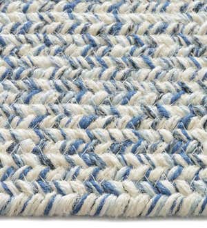 Indoor/Outdoor Rectangle Pine Creek Braided Polypropylene Rug