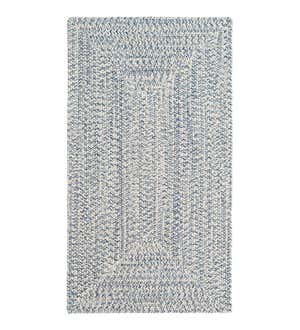 Indoor/Outdoor Rectangle Pine Creek Braided Polypropylene Rug