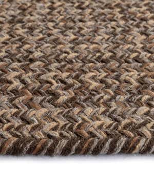 Indoor/Outdoor Rectangle Pine Creek Braided Polypropylene Rug