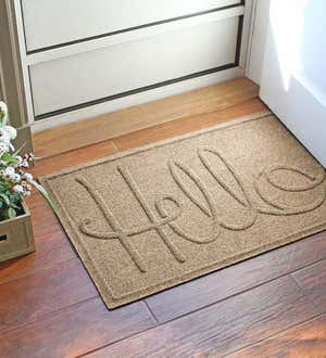 Waterhog Indoor/Outdoor Hello Doormat, 2' x 3'