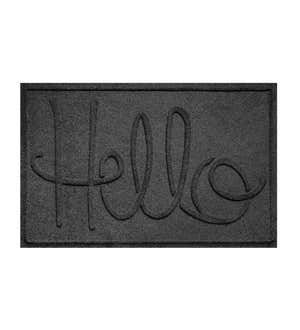 Waterhog Indoor/Outdoor Hello Doormat, 2' x 3'