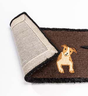 All Dogs Hand-Hooked Wool Hearth Runner