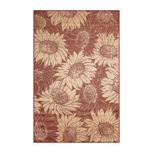 Indoor/Outdoor Sunflower Rug