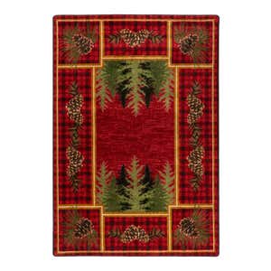 Pine Cone Valley Plaid Rug, 7'8" x 10'9"