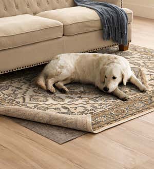 Recycled Synthetic Fiber All-Surface Pet-Proof Rug Pad, 6' x 9'