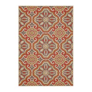 Indoor/Outdoor La Grange Tile Polypropylene Rug, 10' x 13'