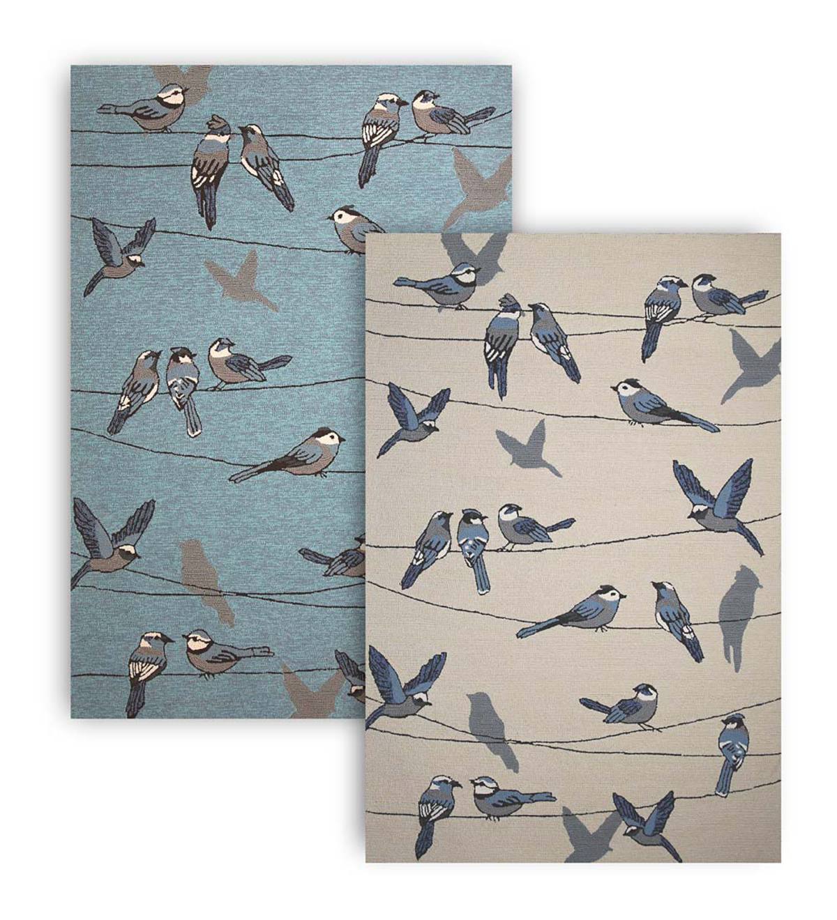 Birds on a Wire Indoor/Outdoor Area Rug