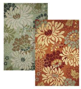 Floral Silhouette Rug, 7'6"x 9'6"