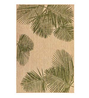 Indoor/Outdoor Textured Palms Polypropylene Rug, 6'6" x 9'4"