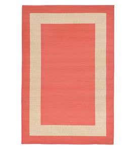 Border Indoor/Outdoor Rug, 7'10"Square