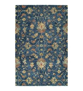 Carmona Denim Wool Rug, 2' x 3'