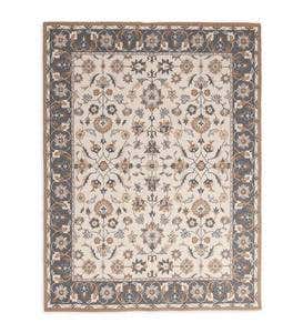 Richland Wool Rug with Scalloped Edges, 2' x 4'