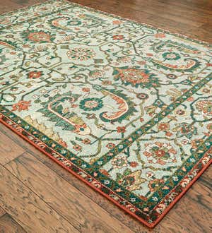 Daughton Floral Polypropylene Indoor Rugs