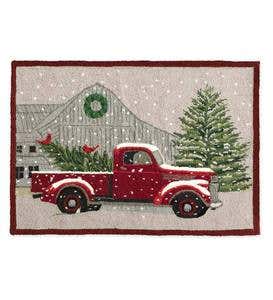Holiday Farmer's Market Wool Accent Rug