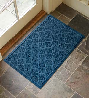 Waterhog Machine Washable Leaf Doormat