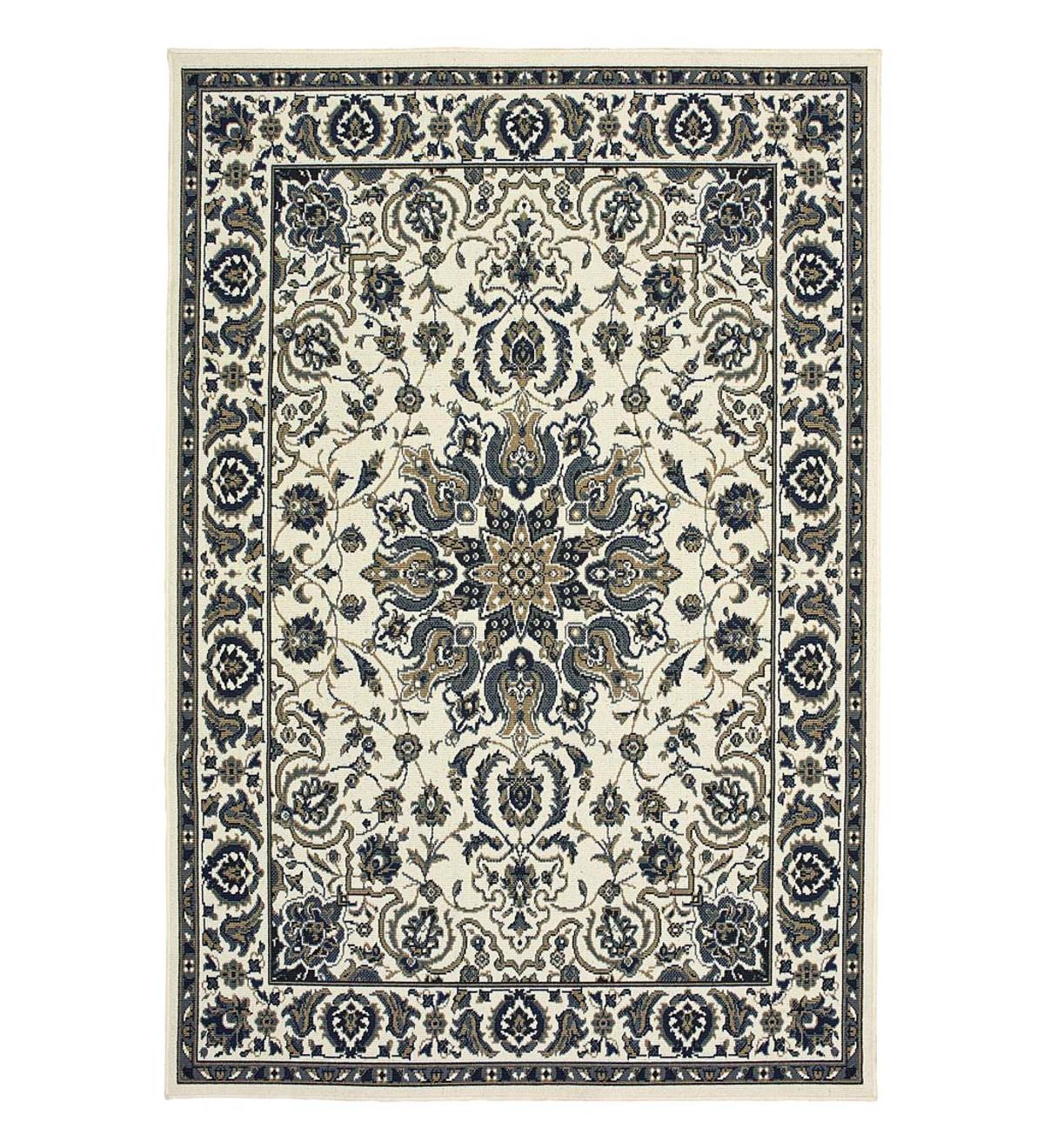 Marston Medallion Polypropylene Area Rug