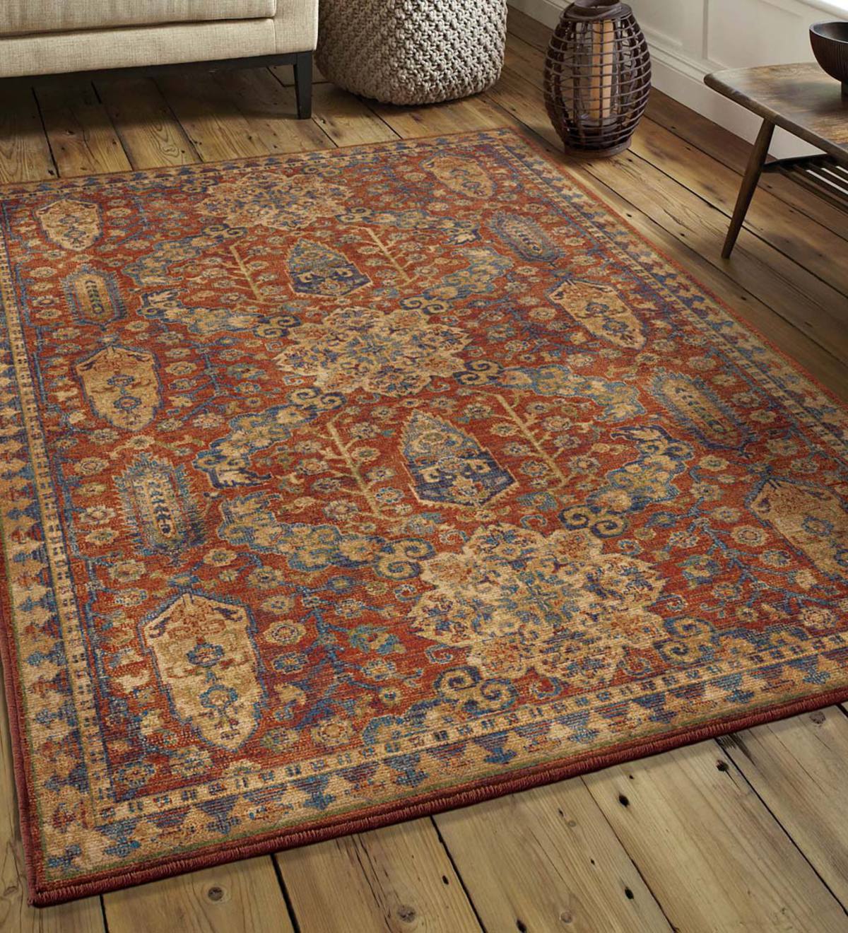 Anniston Border Area Rug, 5'3"x 7'6"