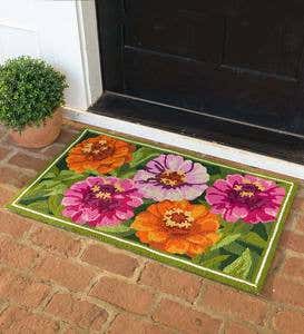 Indoor/Outdoor Zinnia Hooked Polypropylene Accent Rug