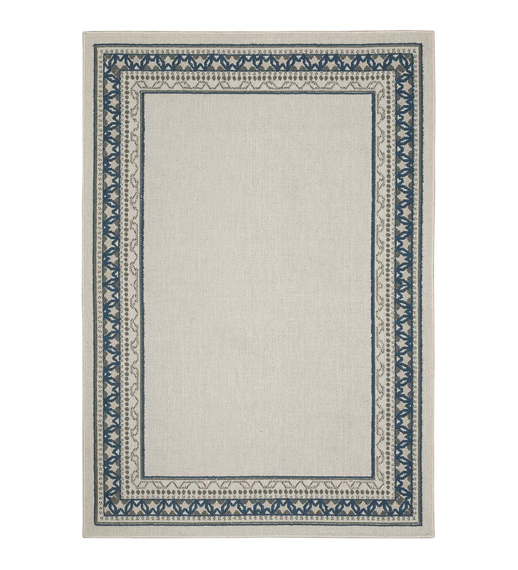 Indoor/Outdoor York Border Polypropylene Rug