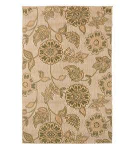 Indoor/Outdoor Jacobean Floral Rug