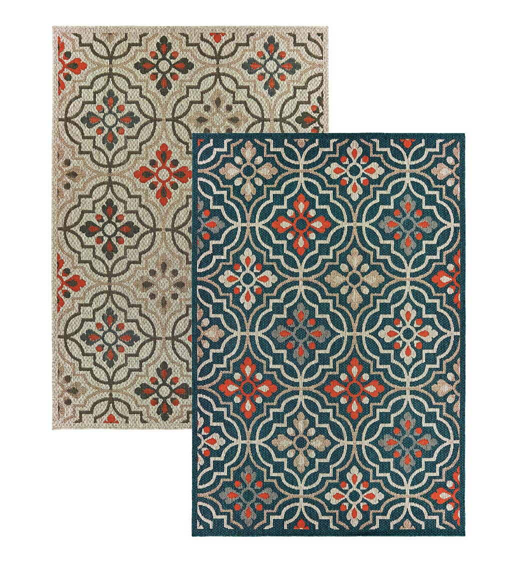 Cambridge Tilework Indoor/Outdoor Rug