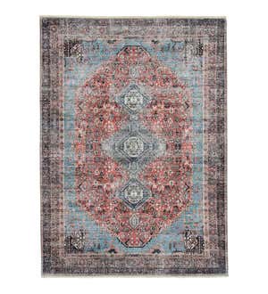 Riverside Dawn Easy-Care Polyester Area Rug