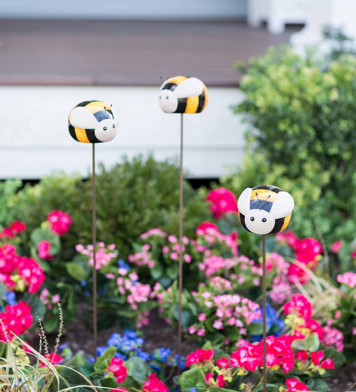 Bumblebee Garden Stakes, Set of 3