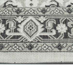 Indoor/Outdoor Lake Placid Damask Rug, 2'3" x 7'10" Runner