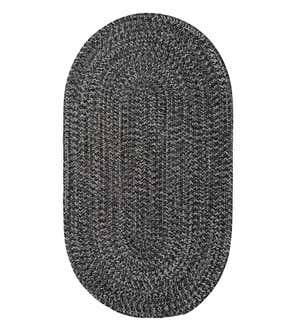 Indoor/Outdoor Oval Pine Creek Braided Polypropylene Rug, 3' x 5'